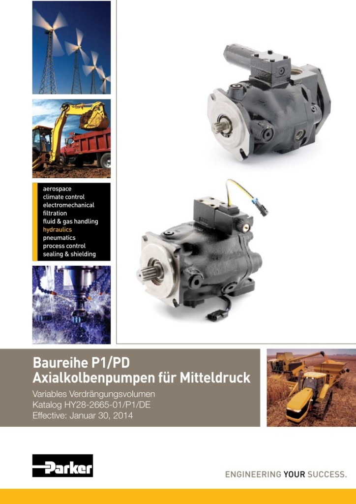 Axialkolbenpumpe Serie P1, PD