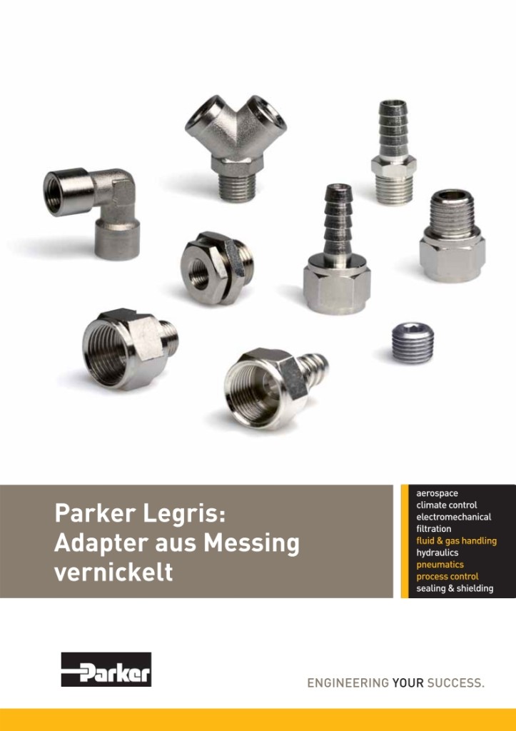 Legris Adapter Messing vernickelt