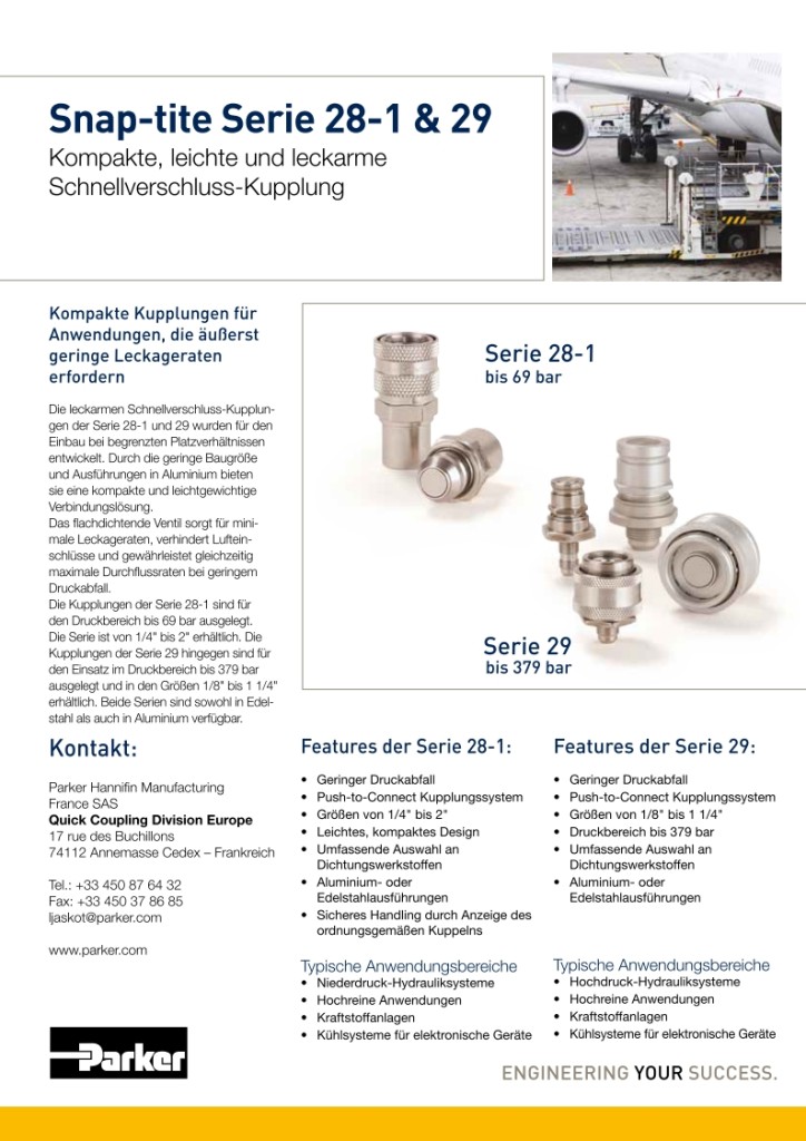 Snap-tite Serie 28-1 & 29