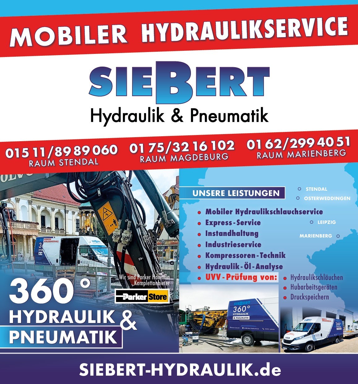 Mobiler Hydraulikservice